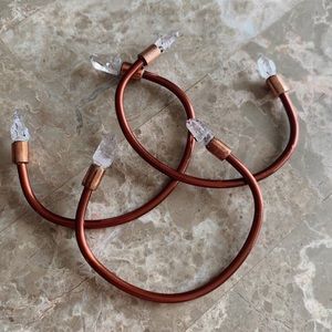 Copper Amethyst Adjustable Bracelets